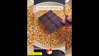 فشار بالشكولاته | chocolate Popcorn #shorts