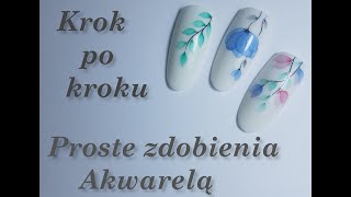 Proste zdobienia akwarelą krok po kroku