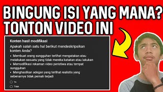 Kebijakan YouTube Terbaru!!! Wajib Setting Setelan Konten Hasil Modifikasi Di YouTube Studio