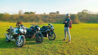 R15M VS NS200 bs3 VS R15V4 Drag Race 😎