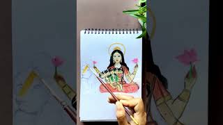 NAVDURGA 🌸Maa Skandamata🌸 Painting