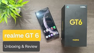 Realme GT 6 Unboxing & Quick Review 🔥 🔥 🔥 Snapdragon 8s Gen 3, 2x Potrait camera 📸 @ 40999/-