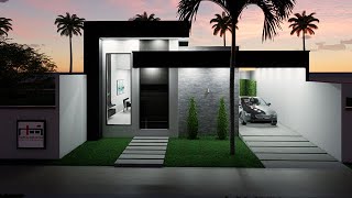 Casa 10x20 - A=70m² - Proj. Itapiranga