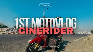 Motovlog  | TVS Ntroq | vlog no 1|  cinerider | intro |