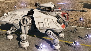 STAR WARS CINEMATIC BATTLE - Clone Troopers vs CIS Battle Droids | Men of War: Assault Squad 2