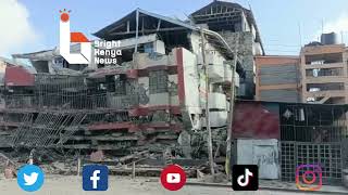 Five-storey building in Ruiru Town, Kiambu County collapses minutes after  100 tenants evacuated.