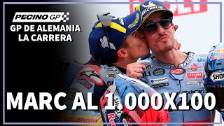 Márquez al 1.000 %; el piloto del Team Gresini dio una exhibición marca de la casa en Sachsenring.