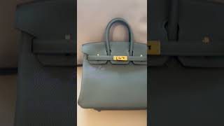 Birkin 25 Vert Amande #luxurylife #hermeslover  #luxurybag #ootd #fashion #birkin