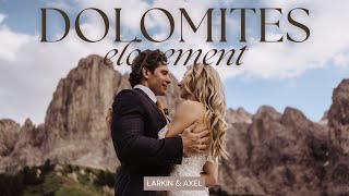 Mountain Wedding Elopement in the Dolomites