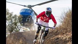 BIKER CHASED BY POLICE HELICOPTER 2018