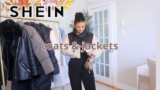 SHEIN FALL WINTER COATS & JACKETS | MIDSIZE APPLE BODY SHAPE 🍎 | SIZE L-XL