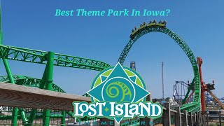 Coaster Vlog #45 Visiting Lost Island in Iowa