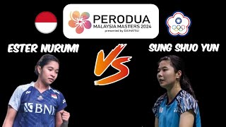 Ester Nurumi Tri Wardoyo va Sung Shuo Yun | PERODUA MALAYSIA MASTER 2024