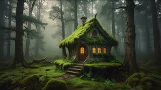 Find peace in a small house somewhere in the forest :: Ambient Music :: Relax video