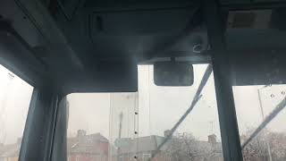 London Bus Rid in heavy rain || 2024