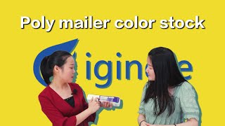 Poly mailer -  How many stock poly mailer color in Igingle?