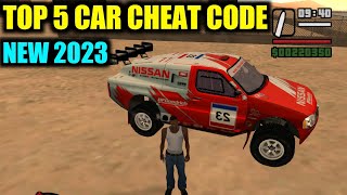 GTA San Andreas Top 5 Car Cheat Code | GTA San Andreas Cheat Codes | SHAKEEL GTA