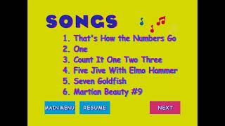 Sesame Street: 123 Count with Me 1999 DVD Menu Walkthrough