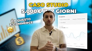 CASO STUDIO - 5.000 EURO in 7 giorni (ti spiego gli esatti step)