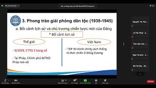 CHƯƠNG 1 - PHẦN II - 3, phong trào giải phóng dân tộc (1939 - 1945)