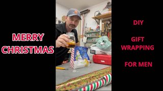 DIY mens guide to wrapping gifts #shorts