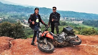 OFF ROAD GUNUNG HALIMUN & TRABASAN DI MALAM HARI/MOTOR TOURING/VERSYS 250/XMAX/W175/AEROX/XABRE