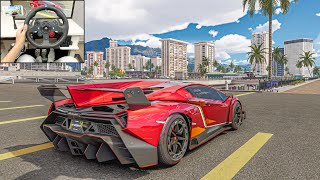 Lamborghini Veneno | The Crew Motorfest with Steering Wheel