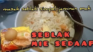 MASAK SEBLAK SEDERHANA DARI MIE SEDAAP RASA AYAM JERIT