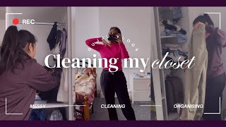 deep cleaning my MESSY* closet | કબાટની સફાઈ | Karina Dhanani || Gujarati Vlogs || Leicester