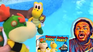 SML Movie: Bowser Junior's Pool Party (REACTION) #sml #bowserjunior #jeffy 😂🏊