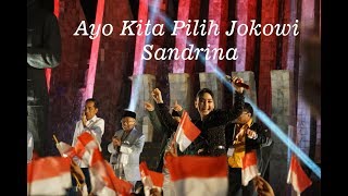 Sandrina Ayo pilih Jokowi - Sandrina