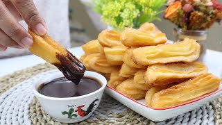 Resep Churros Sederhana dan Coklat Panas - Churros & Hot Chocolate Recipe