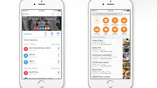 iOS 9 Apple Maps Transit Demo