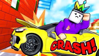 I CRUSHED MY DADS CAR In Roblox