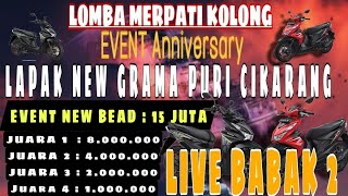 LIVE BABAK UTAMA LOMBA MERPATI KOLONG EVENT ANIVERSARY LAPAK GP 15 JUTA|PRA LOMBA PIALA PRESIDEN JKK