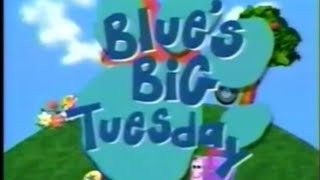 nick jr blues big Tuesday commercial breaks 1998 pt3