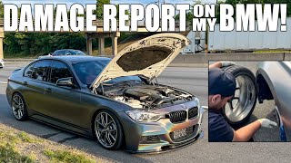 Damage Report After My Wheel Fell Off my BMW F30 | New Wrap?!