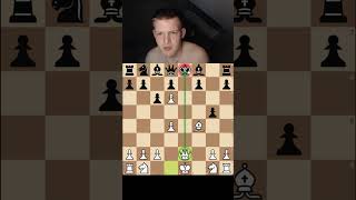 crushing king's gambit miniature #chess #shorts