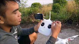 Cara menerbangkan drone Dji Phantom 3 standard!! pemula lihat sampai selesai