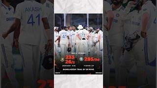 india vs bangladesh 2nd test day 4#shorts