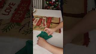 Easy Table Napkin Folding 🎄