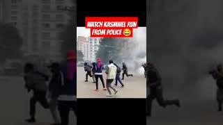 Kasmwel RUNNING AWAY FROM POLICE DURING MAANDANAMANO !!