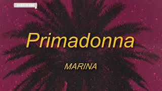 Marina - Primadonna Girl (Lyrics)