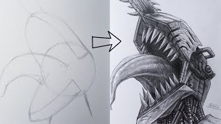 How To Draw Chainsaw Man - Denji | Drawing Tutorial | Fame Art