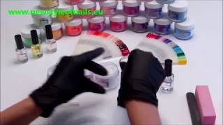 Manicure Tytanowy French - krok po kroku #fun #nailart #nails