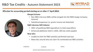 2024 UK R&D Tax Credit Changes: Expert Insights Post Autumn Statement