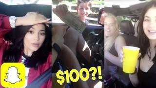 Kylie Jenner GIVES KID $100 for LEMONADE?! on Snapchat | Kylie Snaps