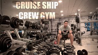 CREW GYM TOUR ON A CRUISE SHIP ‼️ WORKING ON CRUISE SHIP