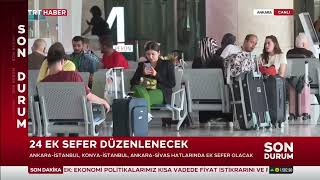 YHT’DE BAYRAM YOĞUNLUĞU