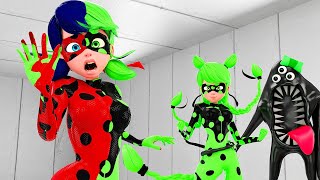 Miraculous The Ladybug - NABNALEENA Transformation!(Garten of Banban 4 Animation!)